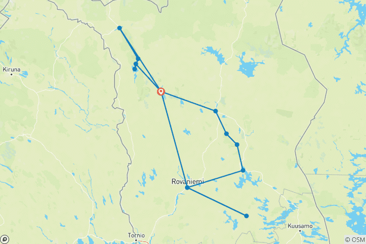 Karte von Fjellzauber und Mitternachtssonne