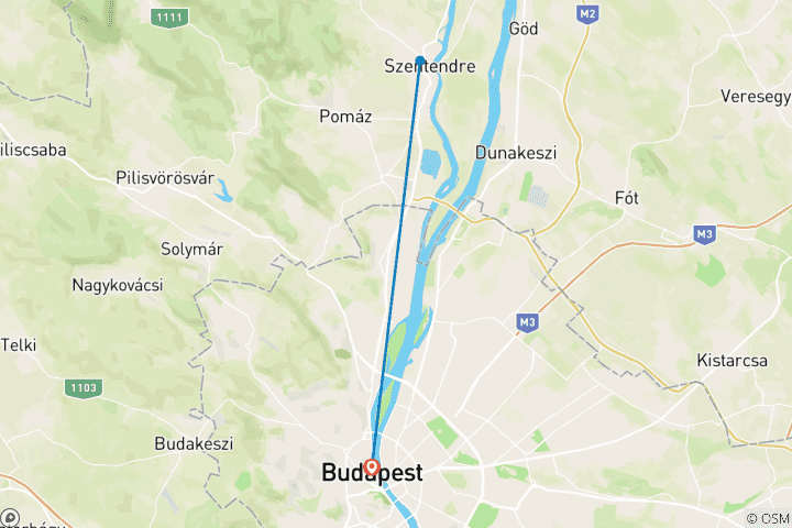 Map of Hungary: Christmas Markets in Budapest