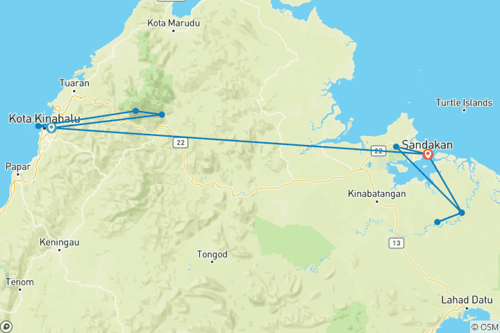 Map of Essential Sabah