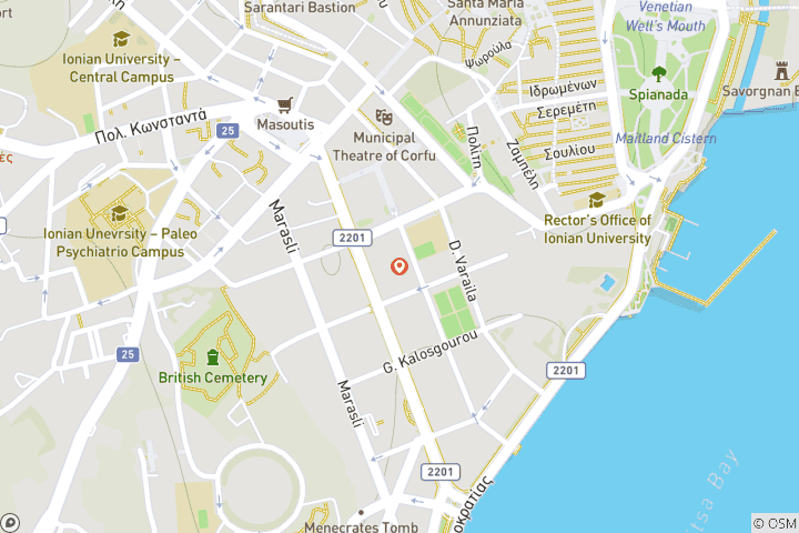 Carte du circuit Corfou : une petite escapade dans ce paradis grec