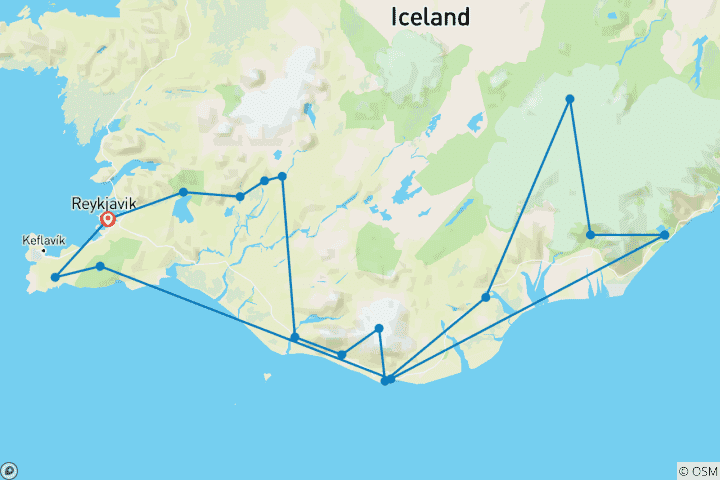 Map of Best of Iceland (Classic From 29 Mar '27, Winter)