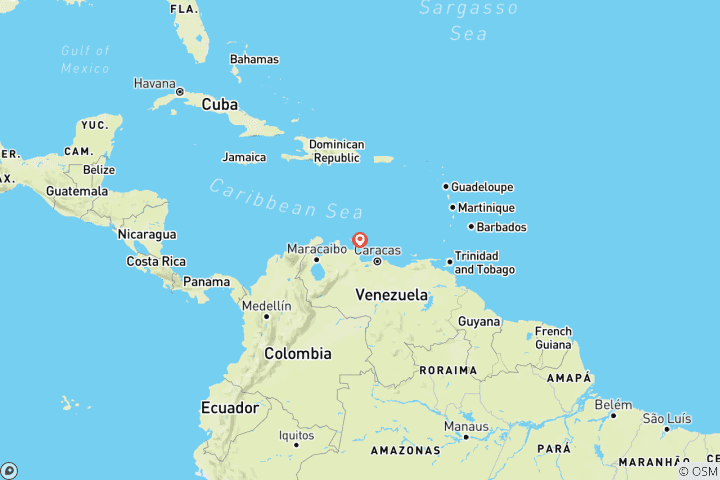 Carte du circuit 8 jours à Bonaire, dans les Caraïbes