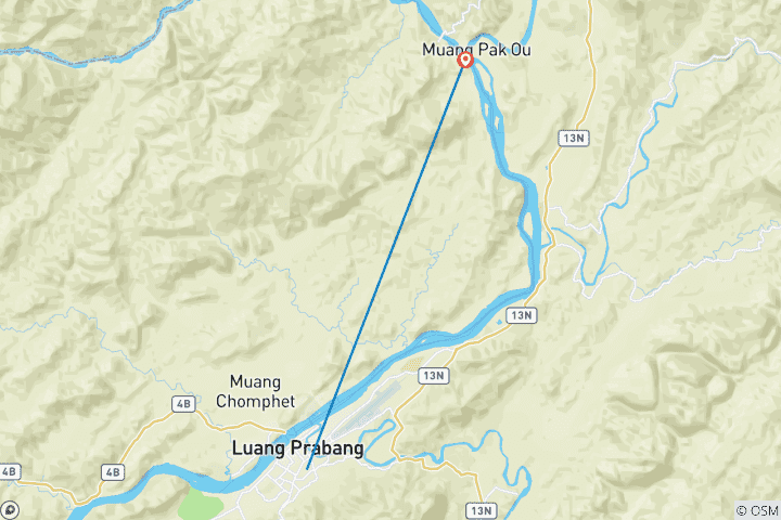 Map of Explore the Cultural & Natural Highlights of Laos - Authentic Local Experience (Group)