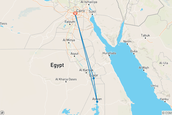 Kaart van Egypte in een fles (piramides & GEM) en een 4-daagse 5-sterren Nijlcruise door de geschiedenis: 8 Arabische dagen in Egypte