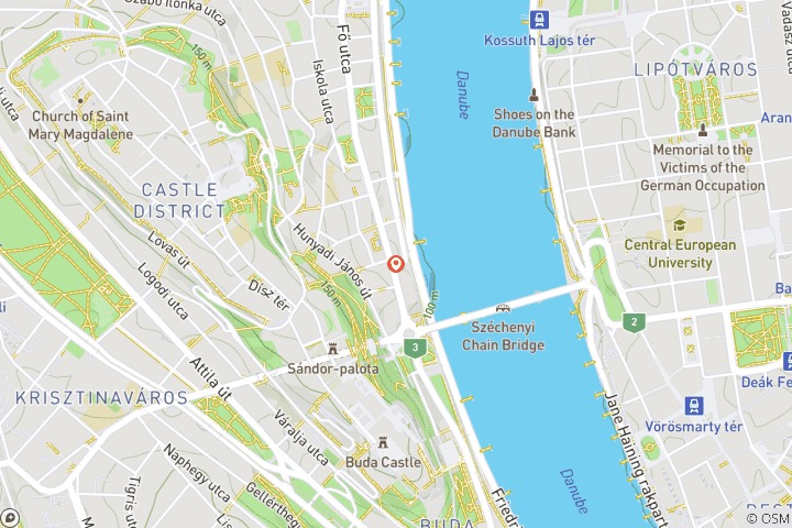 Map of The best of Budapest