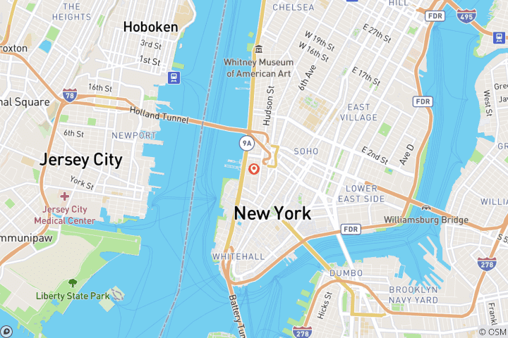 Karte von New York City in 7 Tagen?Must-sees, Geheimtipps und die besten Food-Spots!