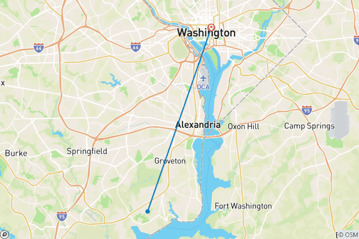 Mapa de Washington, D. C.: Un viaje de 7 días por el poder, el arte y la memoria