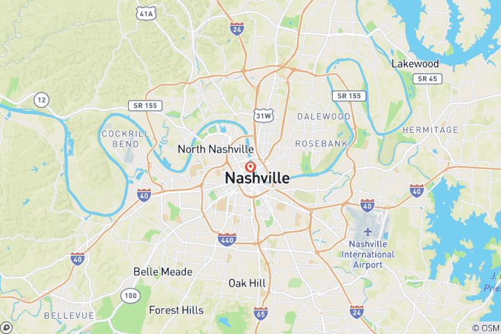 Mapa de Nashville: 7 días de música, historia, gastronomía y el encanto de las orillas del río