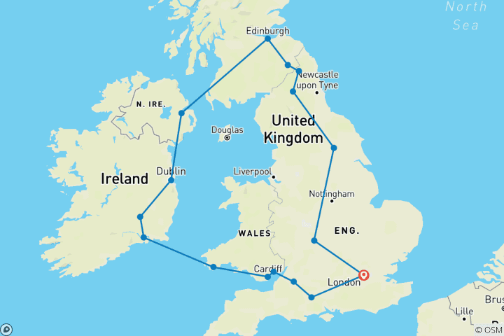 Map of Essential Britain & Ireland