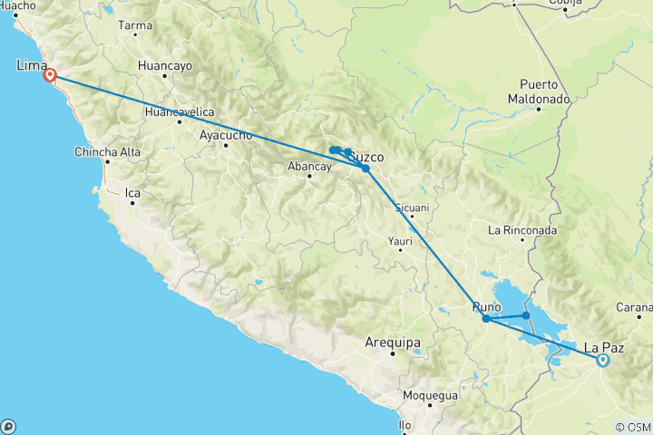 Map of Inca Empire