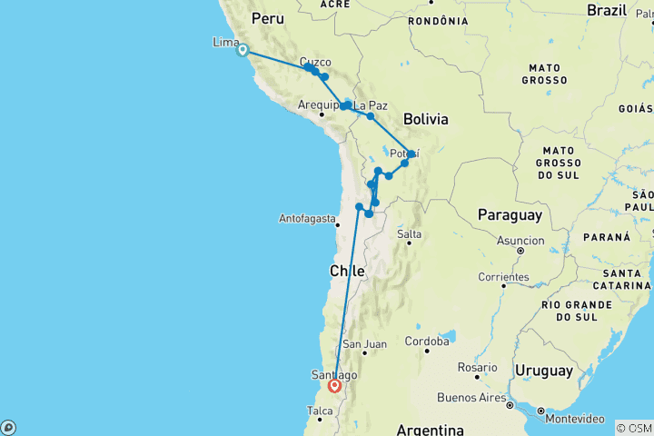 Mapa de División sur