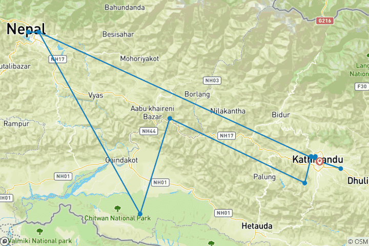 Mapa de Viajes: Descubre Nepal National Geographic