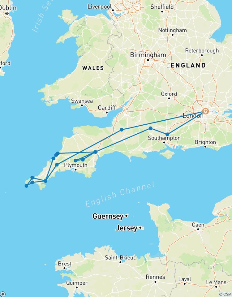 Devon & Cornwall - in kleine groep - vanuit Londen - 5 dagen-rondreis