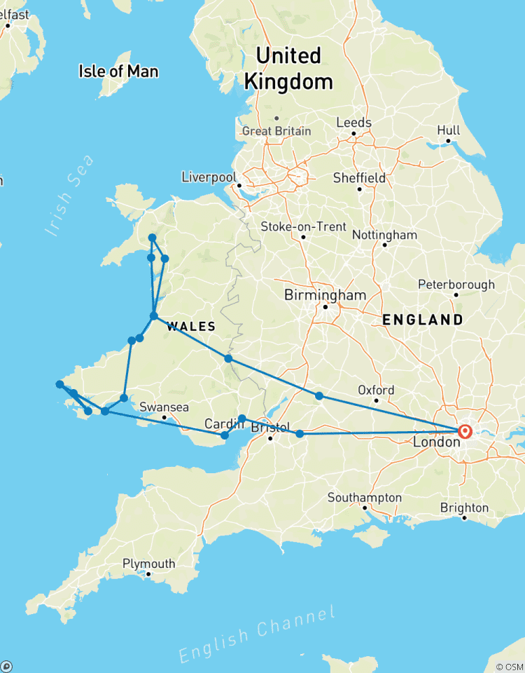 Ontdek Wales - een rondreis in kleine groep - vanuit Londen - 5 dagen-rondreis