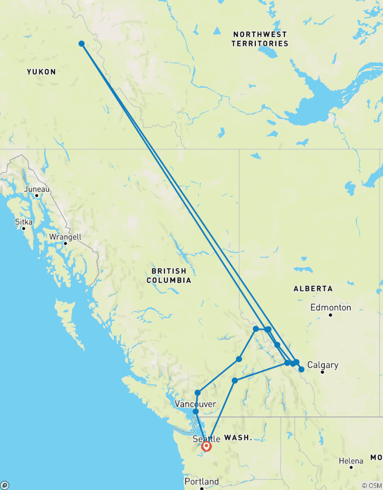 Canadian Rockies Small Groups National Parks Camping Tour 7 days Tour