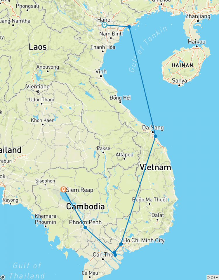 Höhepunkte von Vietnam & Kambodscha: 14 Tage geführte Rundreise