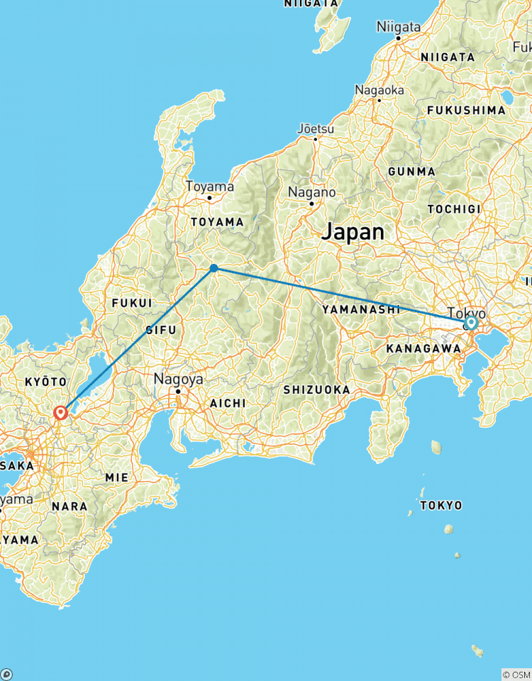 Japan: Tokyo Nights & Kyoto Temples Tour