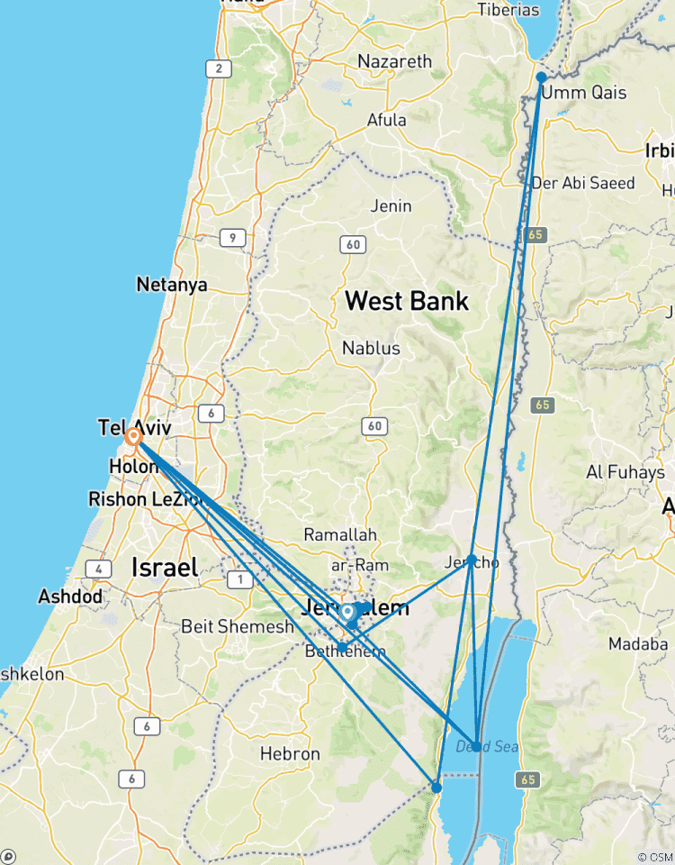5 days in Israel Tour