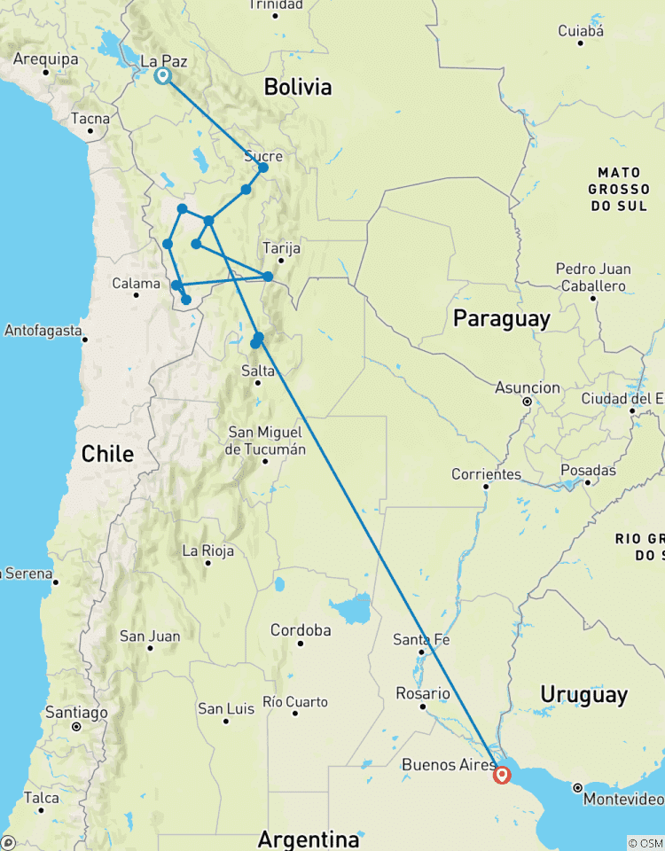Circuito Lo mejor de Bolivia y Argentina