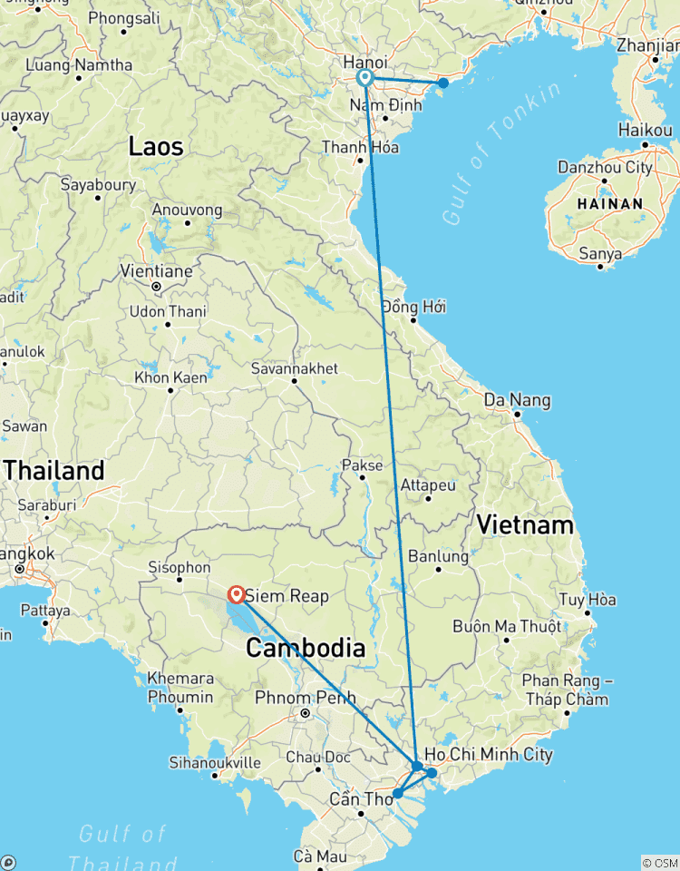 Vietnam & Cambodge combiné - 10 Jours circuit