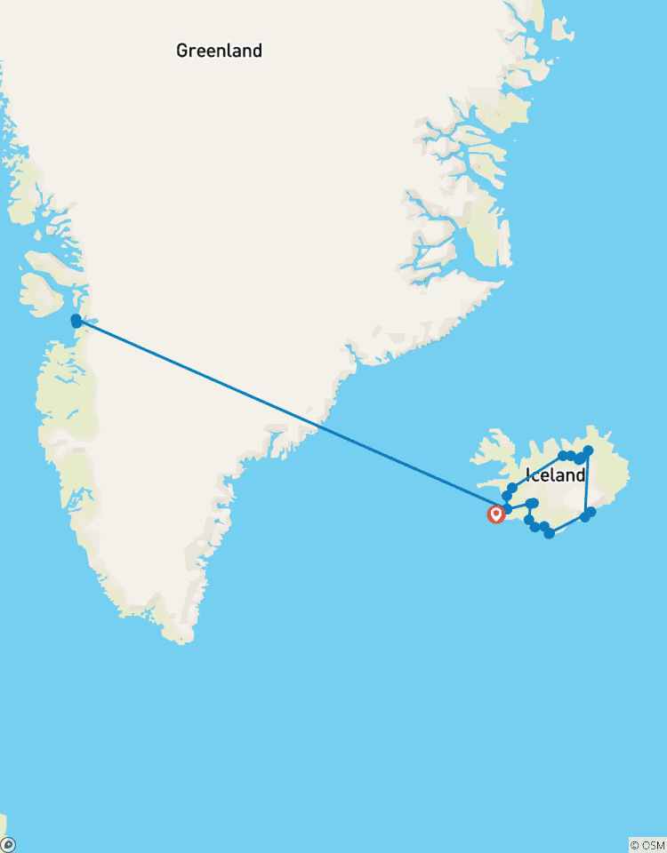 Circuito Descubrimiento de Islandia y Groenlandia - 15 Días
