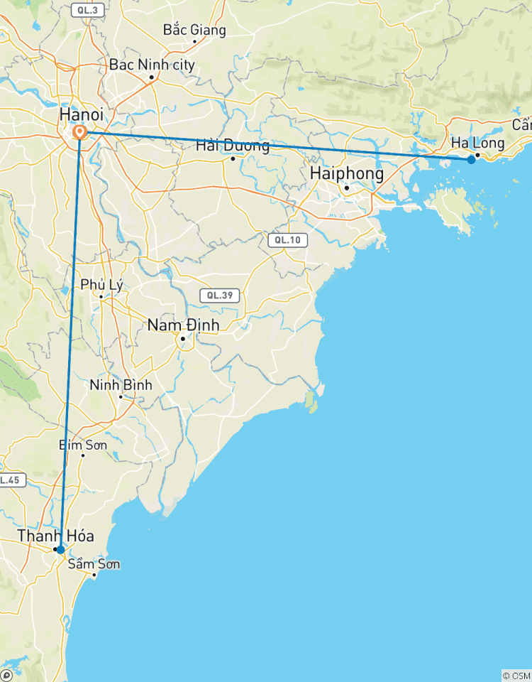 Le Vietnam, plus précisément le Nord circuit