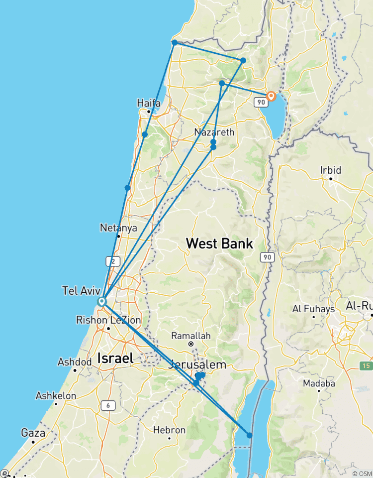 The best of Israel in 4 days Tour