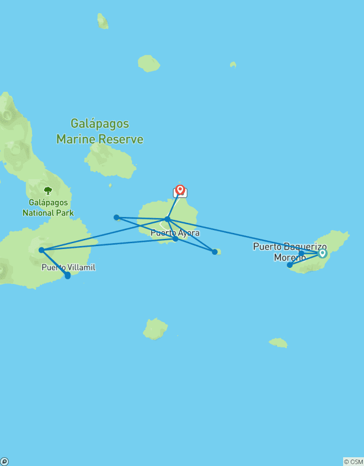 Expédition de 12 jours aux Galápagos circuit