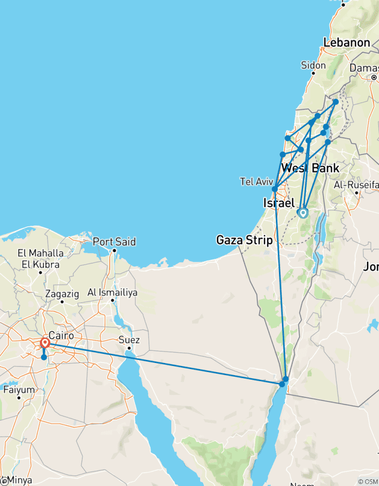 Israël & Egypte - 10 dagen-rondreis