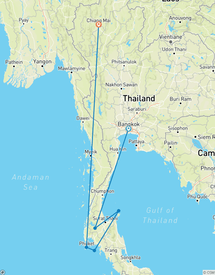 Circuito Introducción a Tailandia - 18 días