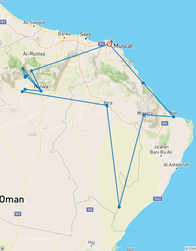 Les points forts d\'Oman circuit