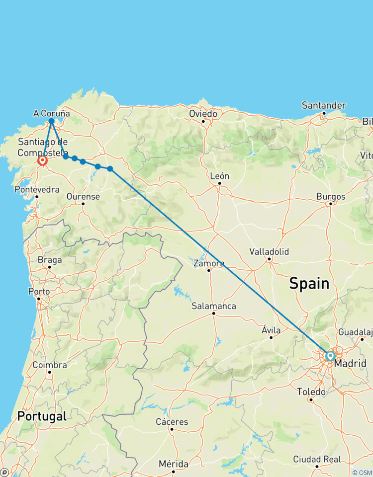 Camino de Santiago Encompassed Tour