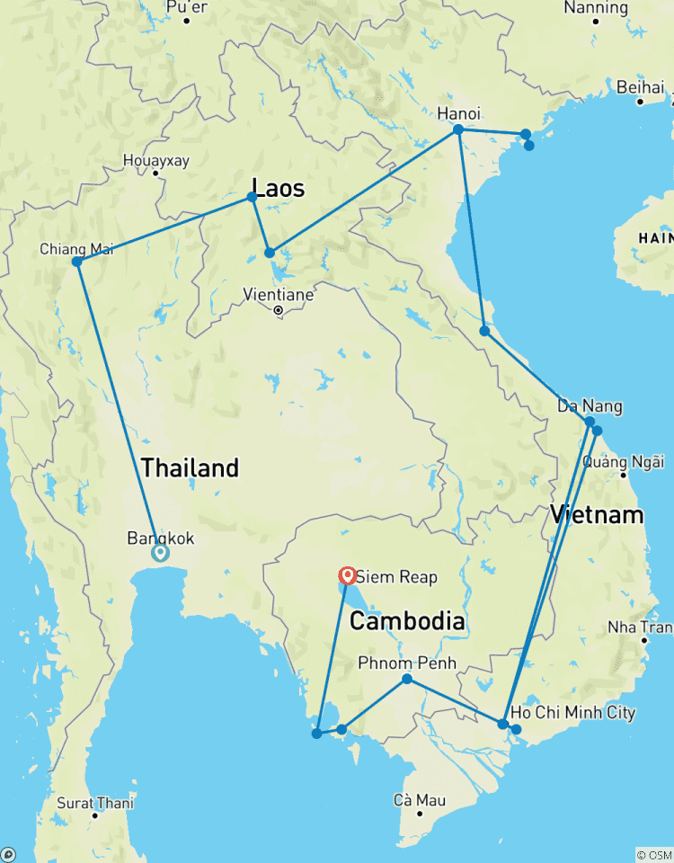 Circuito Circuito de 31 días por el Sudeste Asiático: Aventura épica a través de cuatro naciones