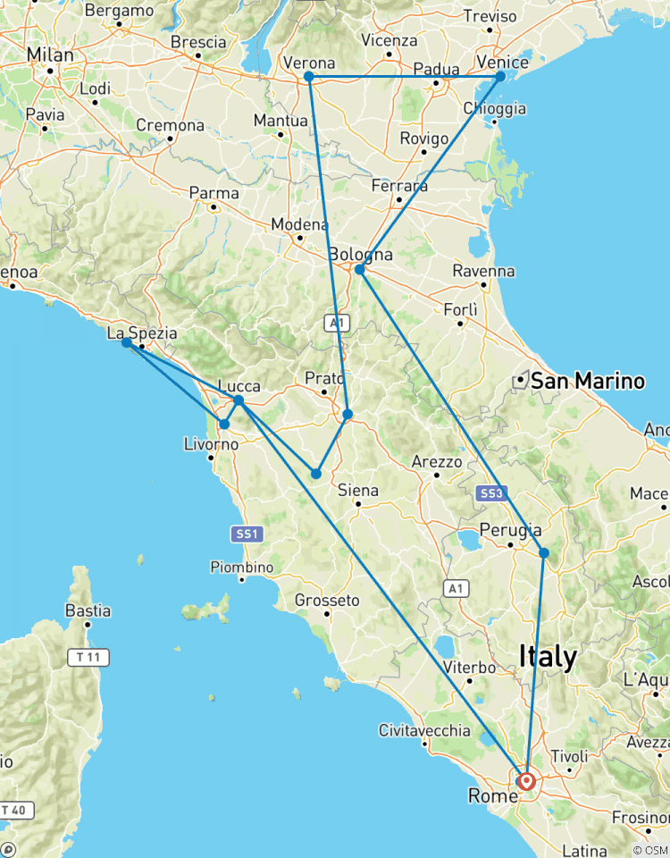 Circuito Maravillas de Italia