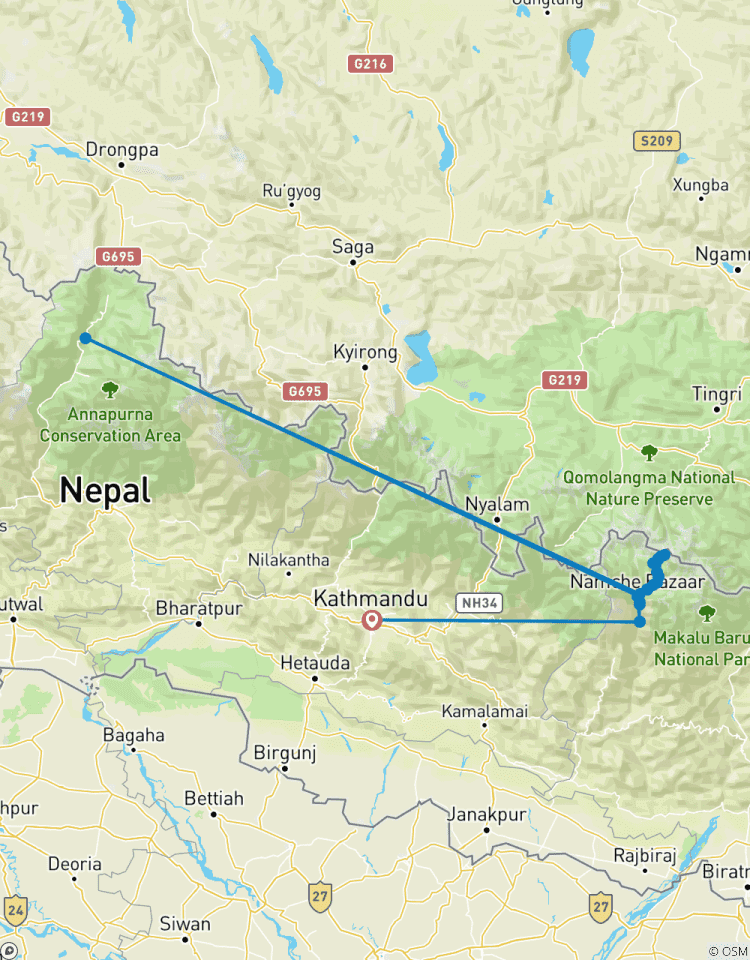 Circuito Excursión al campamento base del Everest
