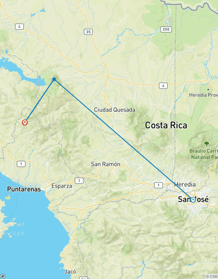 Arenal Volcano & Monteverde Cloud Forest Costa Rica, the perfect combination Tour