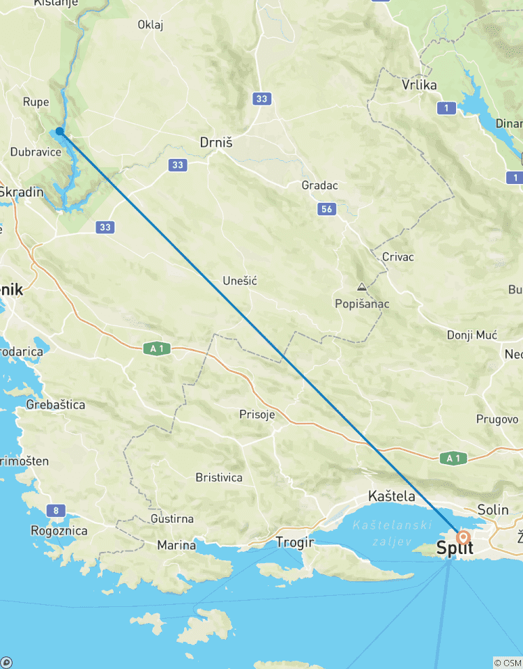 Circuito Croacia - Split y Cascadas de Krka