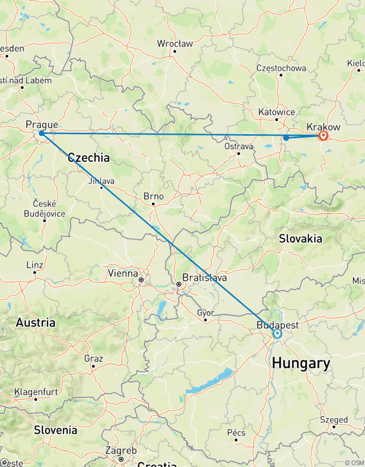 Circuito Lo mejor del Este - Budapest, Praga, Cracovia