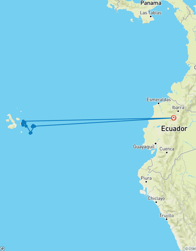 Galapagos Explorer : Îles du Sud - Grand Queen Beatriz circuit