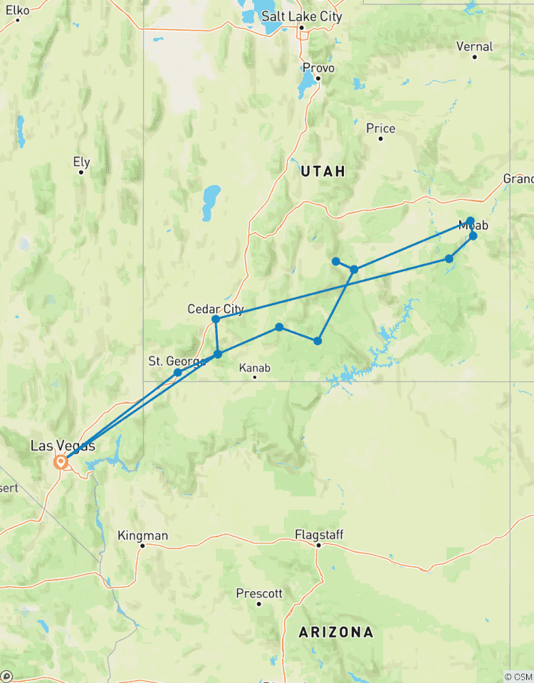 5 Tage Utahs Mighty 5 von Las Vegas aus Rundreise