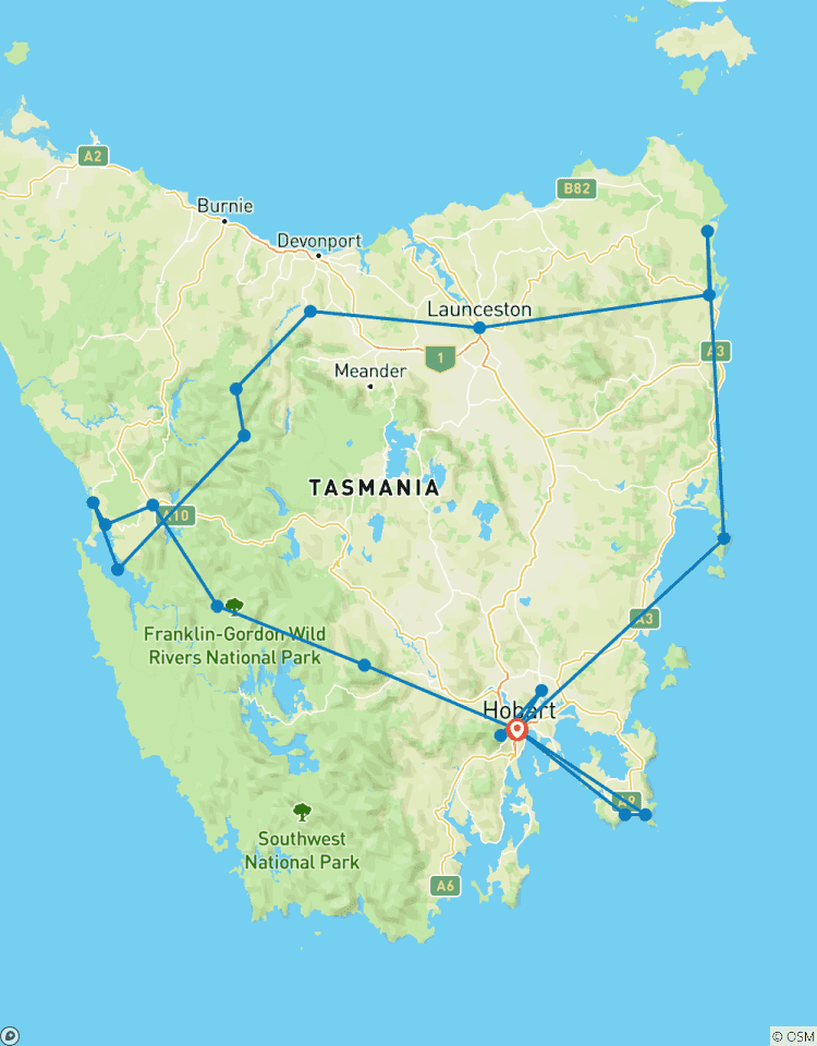 Super 7 - Seven Day Tour of Tasmania Tour