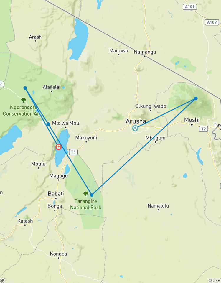 Circuito Tanzania - Safari y servicio