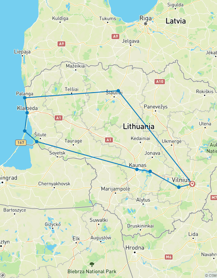 Litauen Privatrundreise - 7 Tage Rundreise