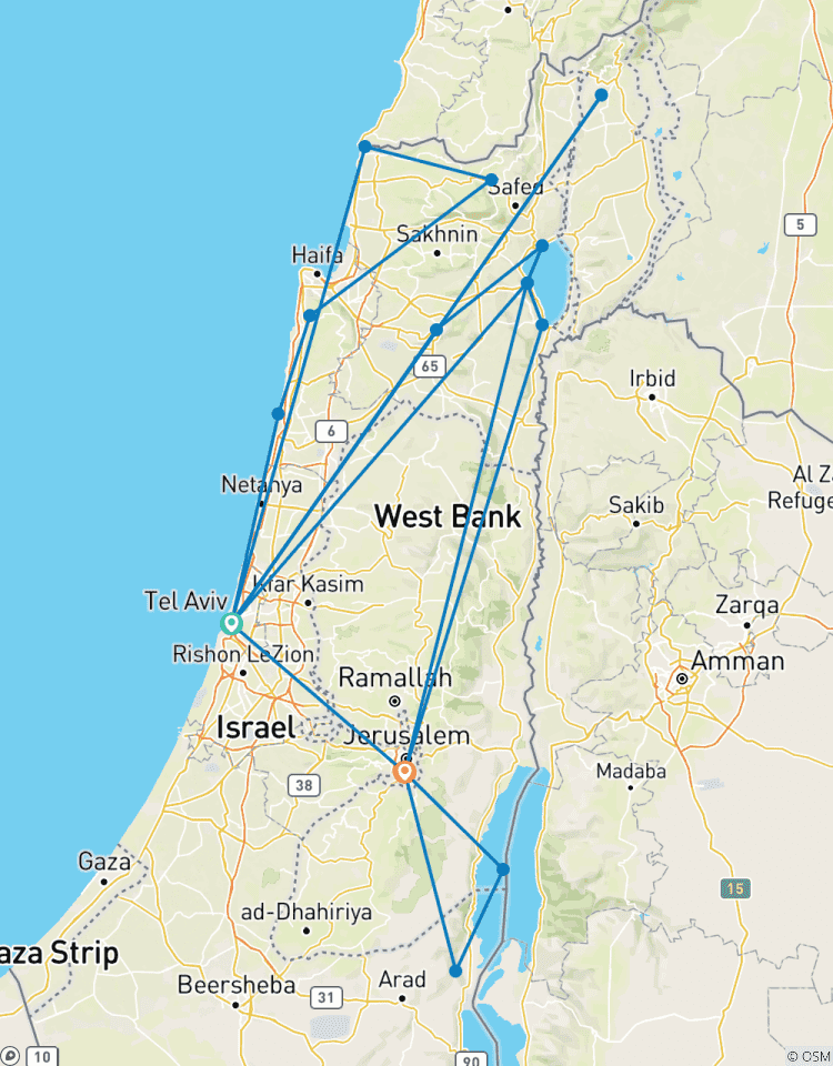 Klassische Israel Rundreise - 7 Tage Rundreise