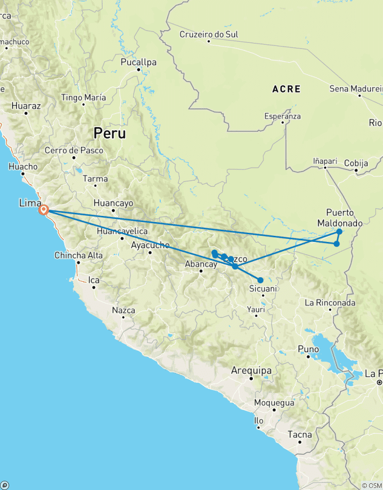 Le voyage des Incas circuit