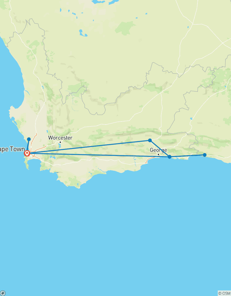 7 Tage Kapstadt & Garden Route Abenteuer Rundreise