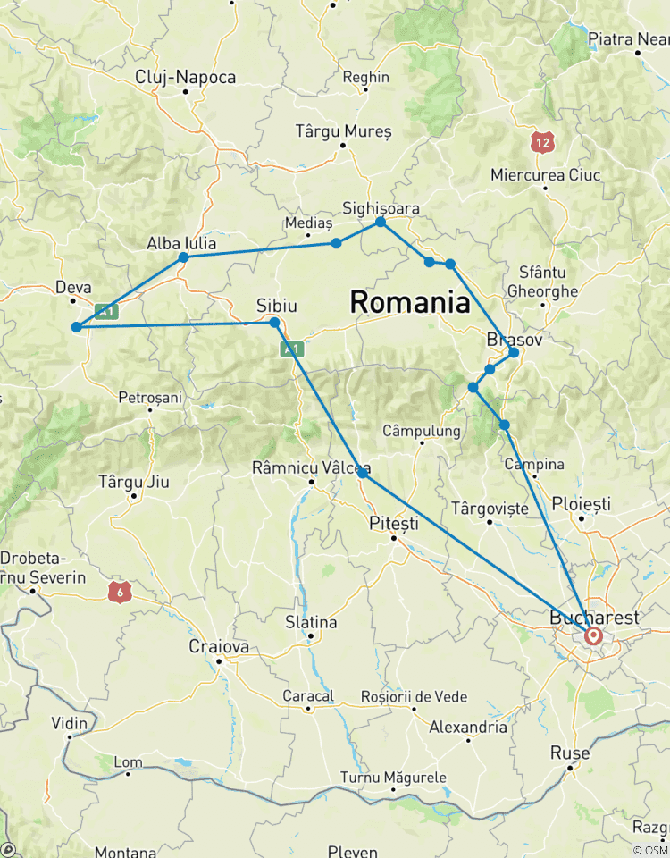Transylvania Castles tour in 4 days from Bucharest Tour