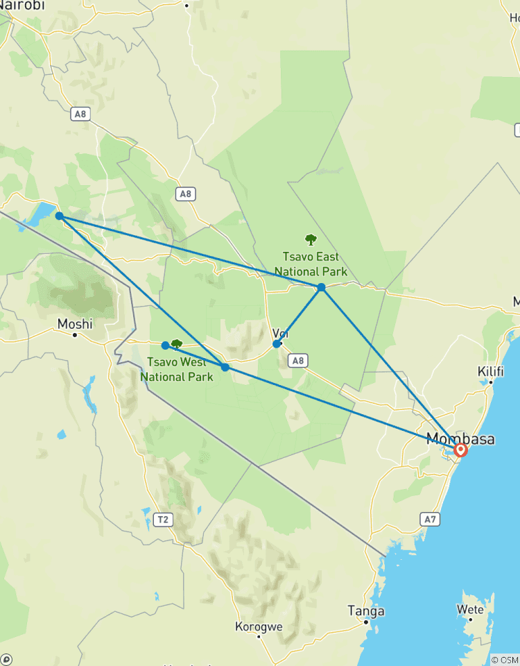 Rendez-vous à Mombasa circuit