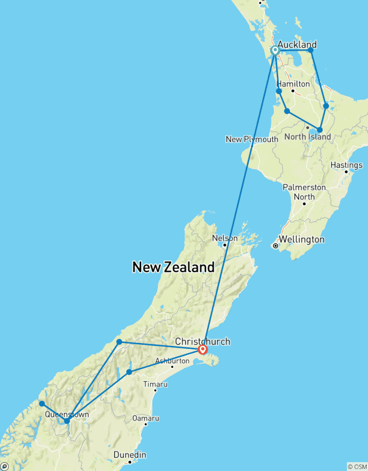 Circuito Explorador de Nueva Zelanda