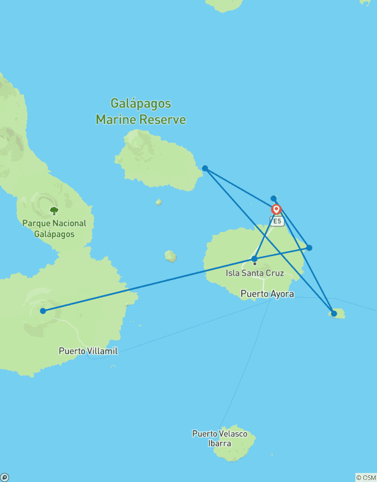 Circuito 6 días auténtico Me Gusta Galápagos - islas Santa Cruz e Isabela